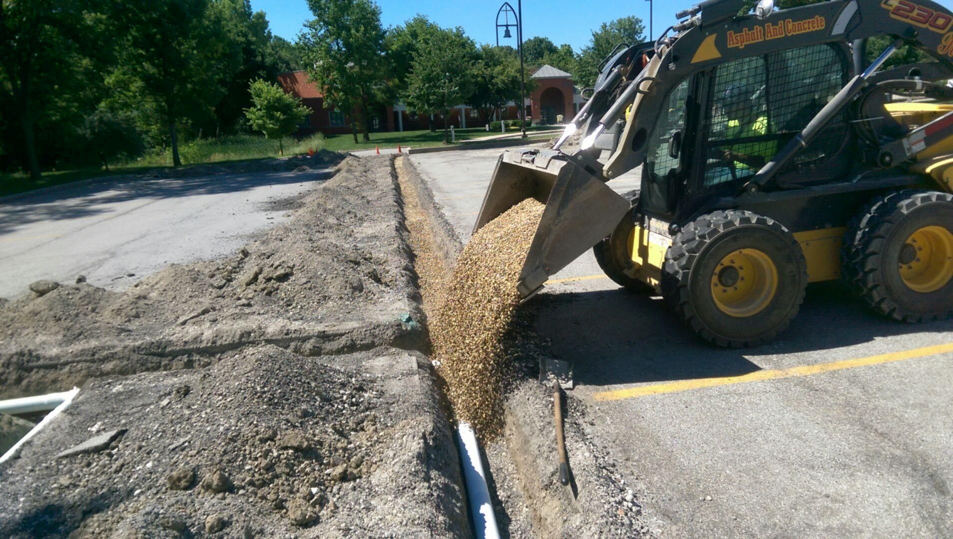 Drain Installation Done | Elgin, IL | RG Asphalt & Concrete LLC