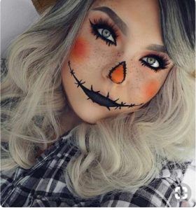 Beautiful Woman with Scarecrow Makeup — Scottsdale, AZ — XanderLyn Salon