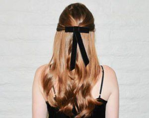 Woman with Black Ribbon on Hair — Scottsdale, AZ — XanderLyn Salon