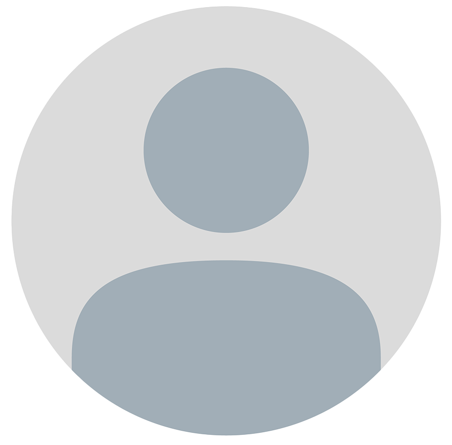 Gray silhouette of a person in a light gray circle.