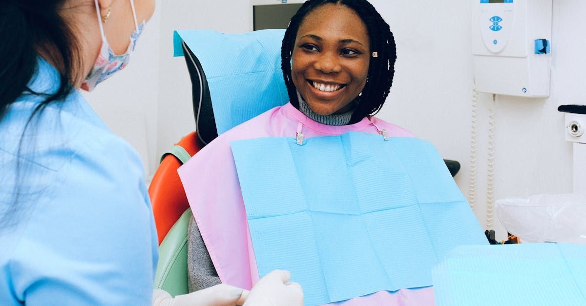 a smiling dental patient