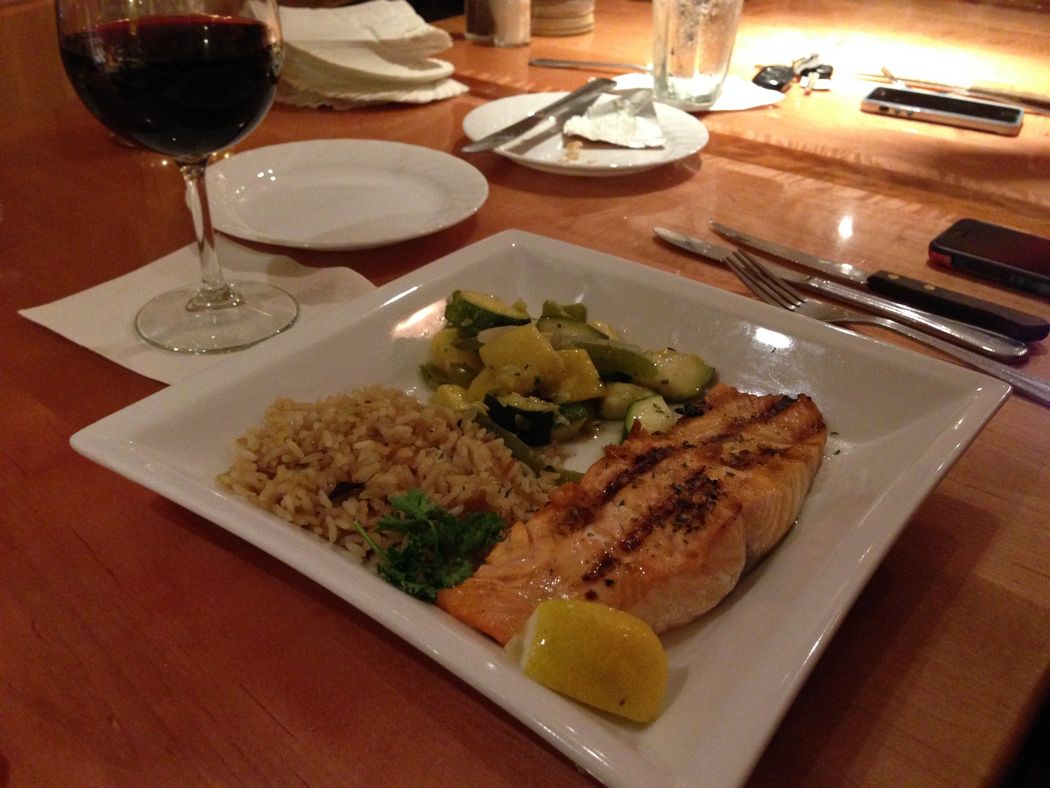 Charlmont Restaurant's grilled salmon
