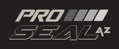 A logo for pro iii seal az on a black background