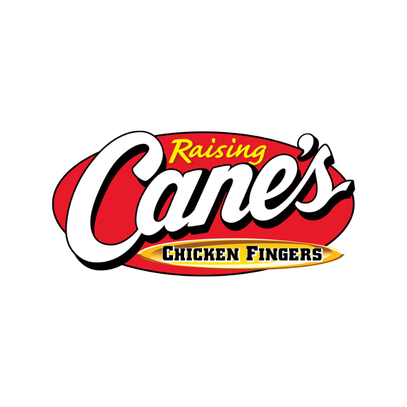 The logo for raising cane 's chicken fingers