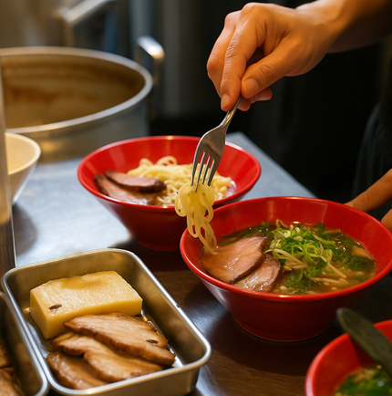 Person Serving Ramen From a Red Bowl — NatureWise Pest Control In Port Macquarie, NSW