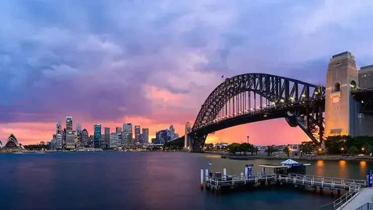 Sydney Harbour Bridge at Sunset, Cityscape, Harbor — NatureWise Pest Control In Port Macquarie, NSW