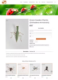 Green Garden Mantis Product Page Screenshot — NatureWise Pest Control In Port Macquarie, NSW