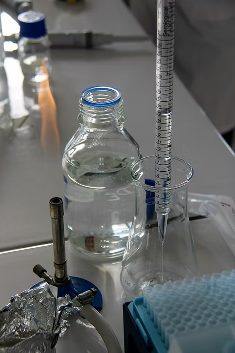 Laboratory Setup With Glassware — NatureWise Pest Control In Port Macquarie, NSW