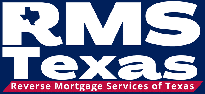 The logo for rms texas reverse mortgage services of texas