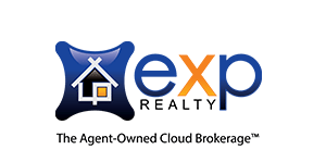 A logo for a real estate company called exp realty