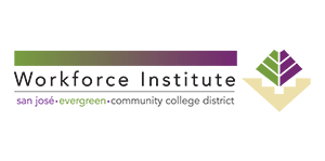 A logo for the workforce institute san jose evergreen community college district