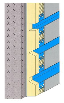 PROFILO SOTTO DAVANZALE MM.9 H.200 CM NAF26001 - PROFILI PER CAPPOTTO  TERMICO - Nadir Srl