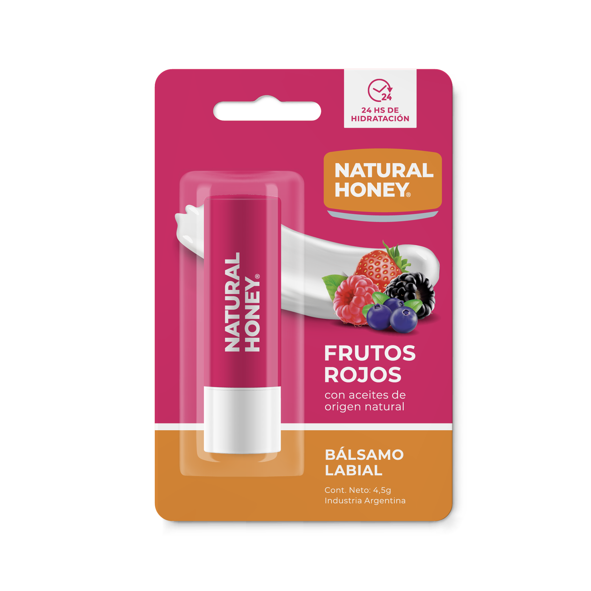 Natural honey manteca de cacao protector labial