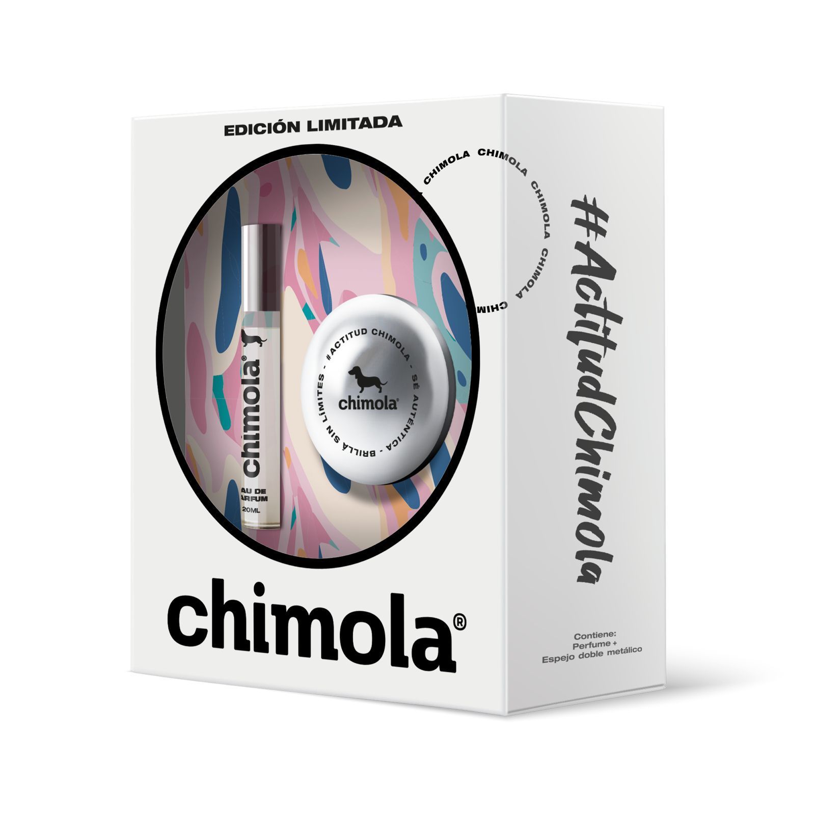 Una caja que dice chimola