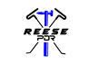 Logo with blue hammer and tools, "REESE PDR" text.