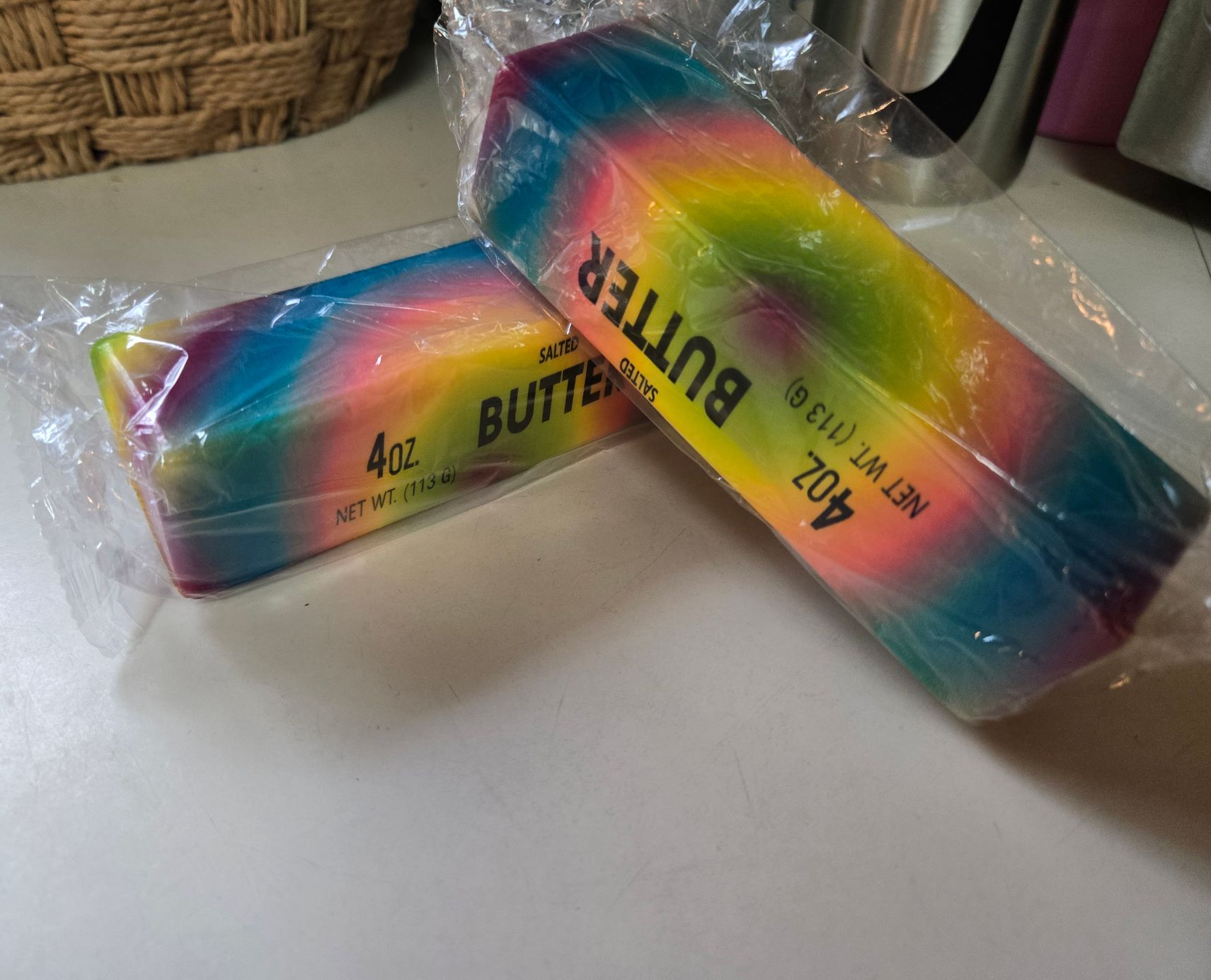 Rainbow butter Squeeze