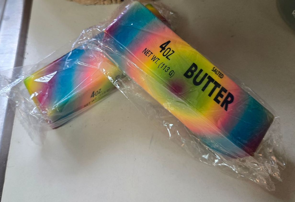 Rainbow butter Squeeze