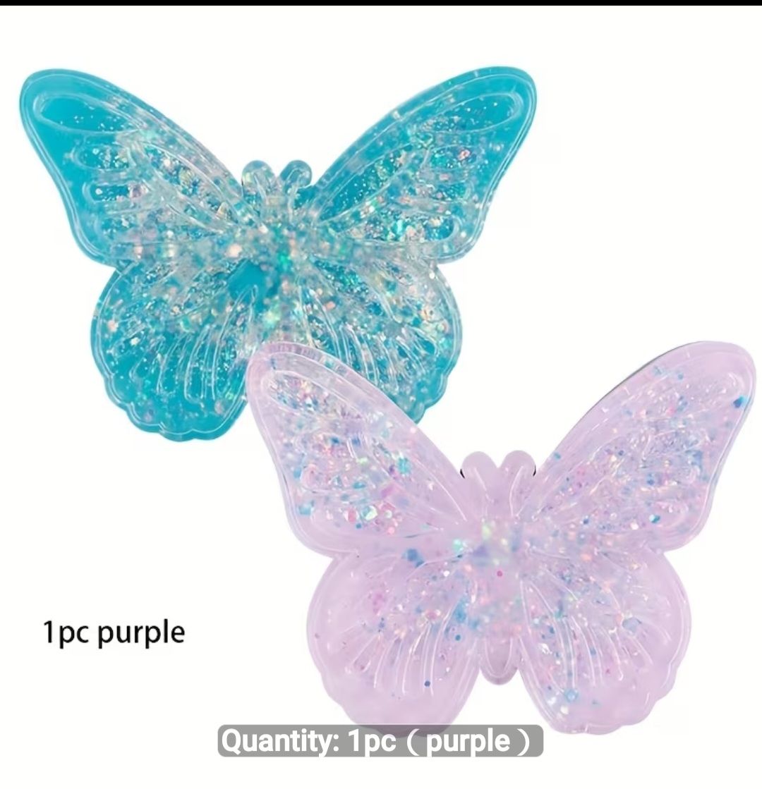 1pc of Super Large, Shiny Butterfly-Shaped Soft Stress-Relieving Toy