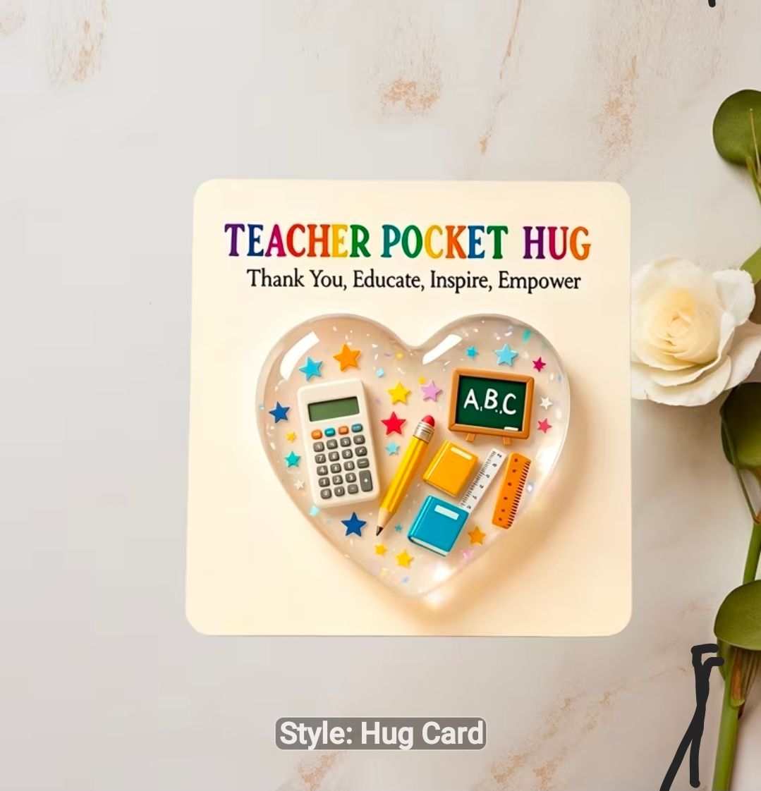 Teacher Pocket Hug Token