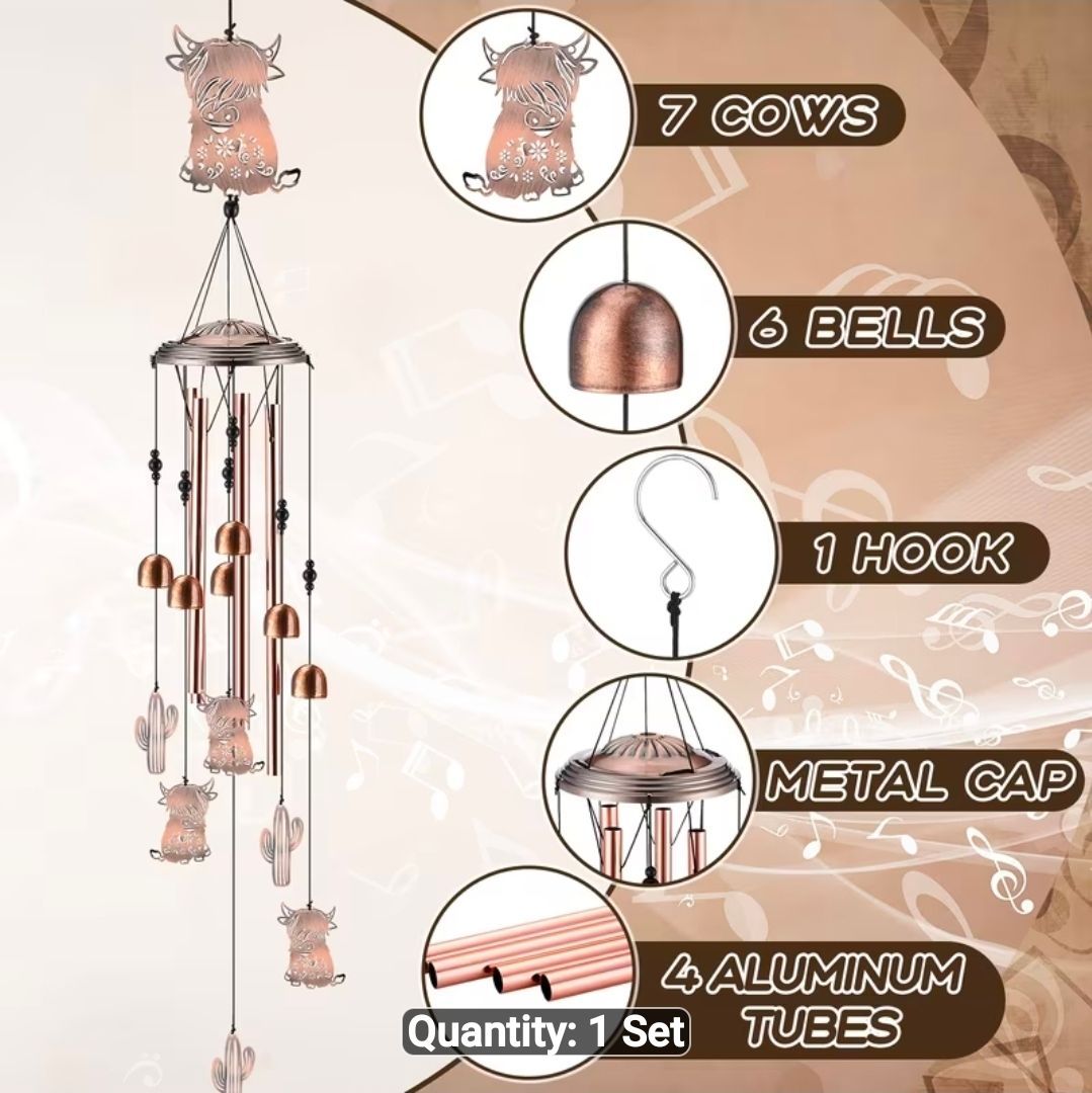 Highland Cows Wind chime