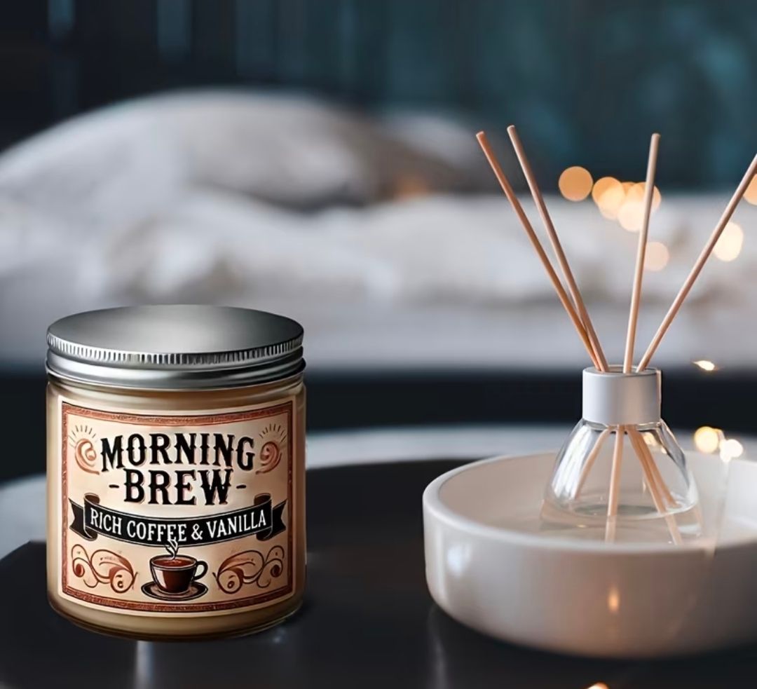 Coffee-scented Candles