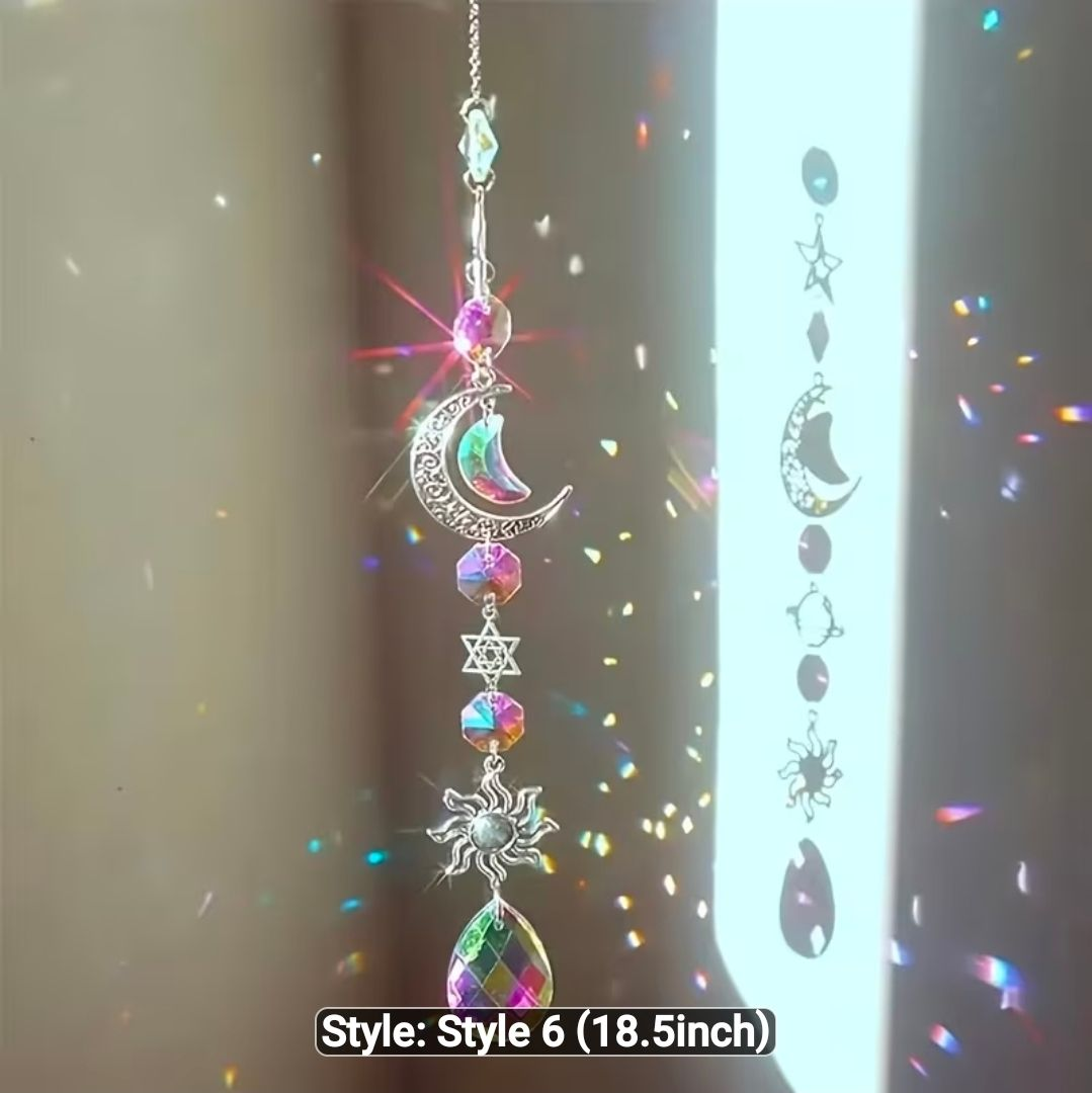 Moon and Wind Chime with Prism