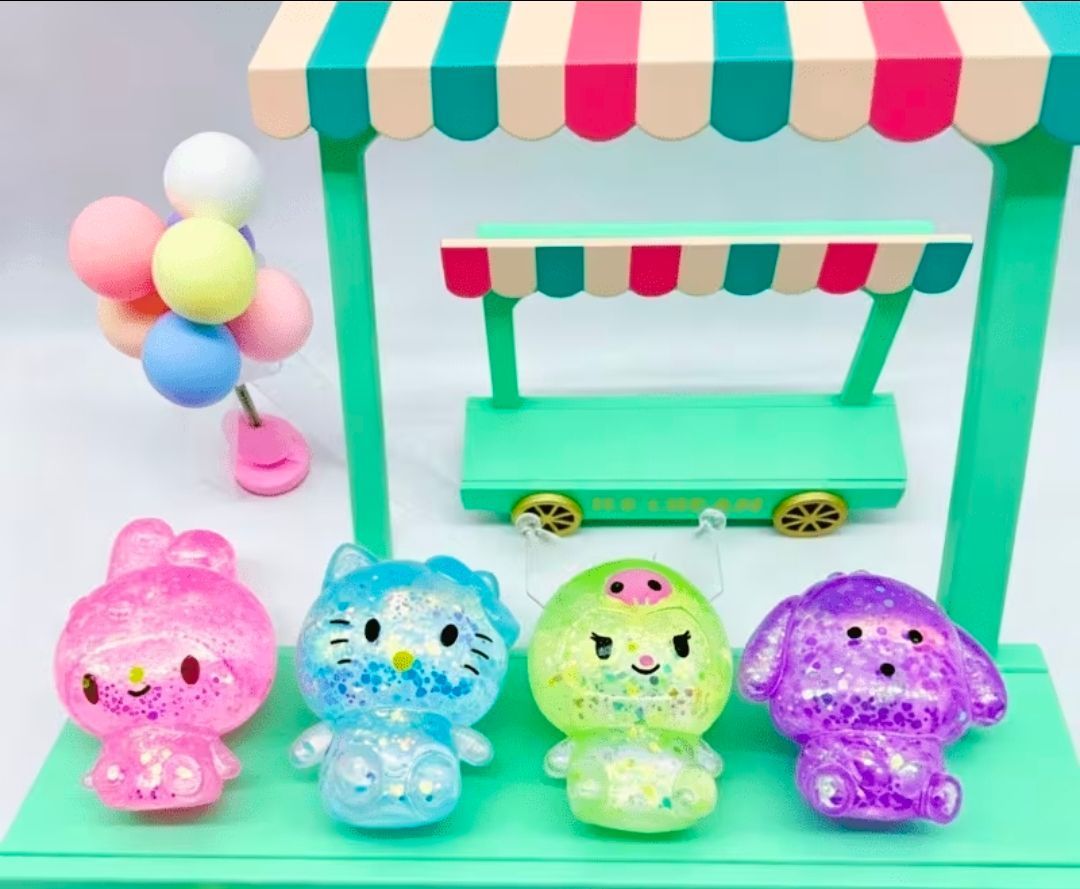 Sanrio Glitter Squishy Toys