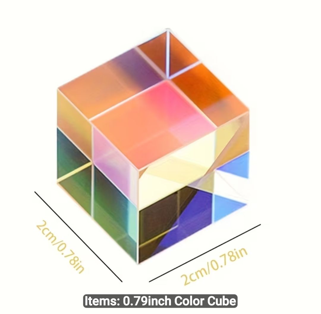 1pc Multicolor Artificial Crystal Prism