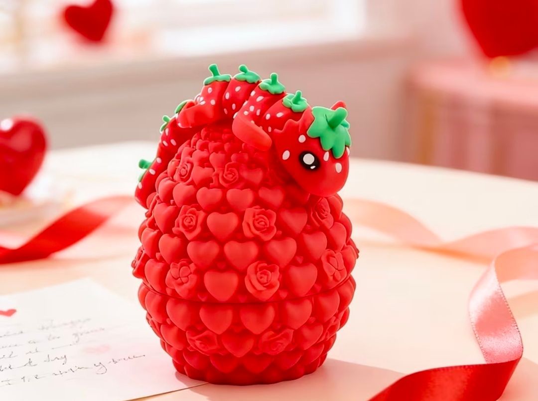 Mini Rose Heart Surprise Dragon Egg