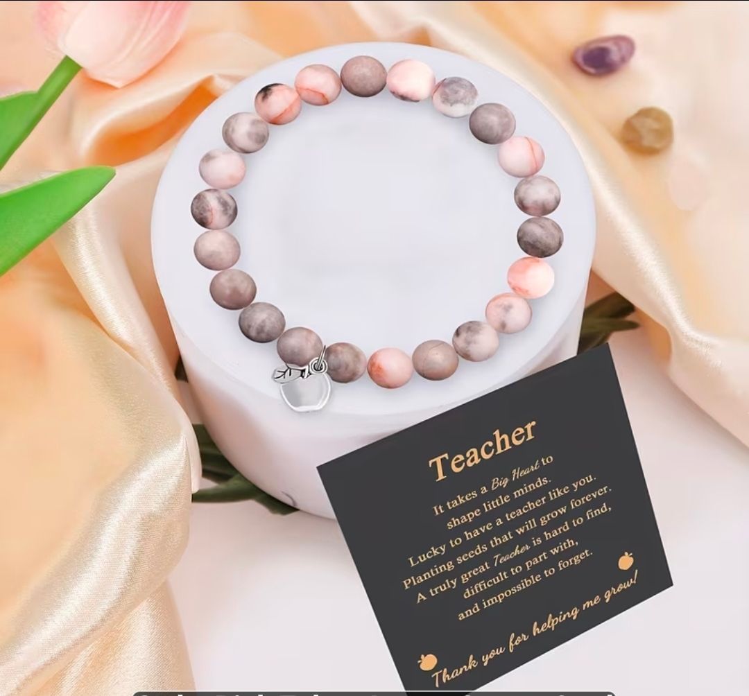 Teacher appreciation bracelet