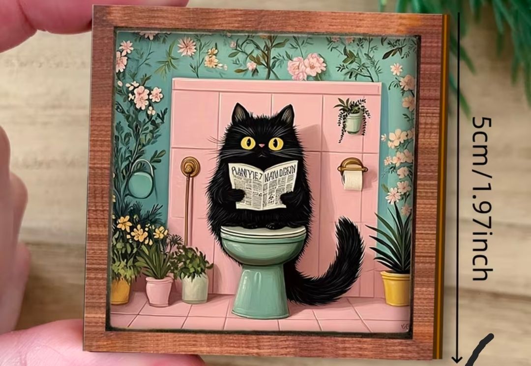 1pc Miniature Wooden Decor