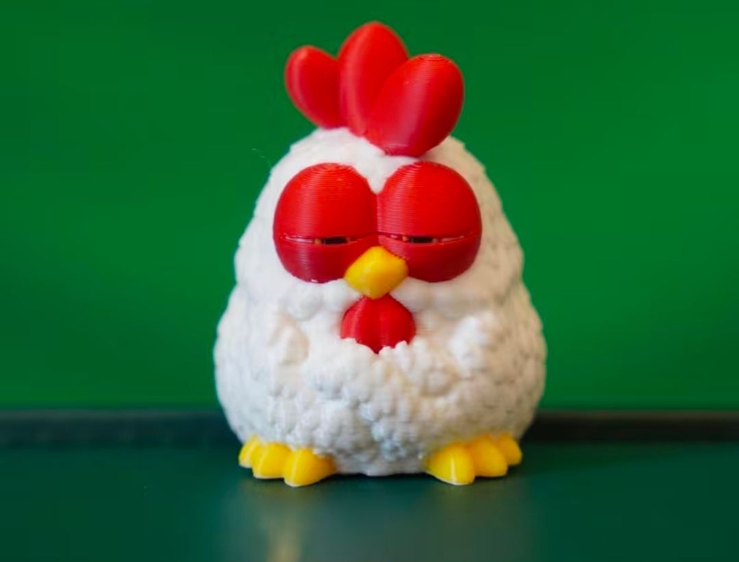 Chick 3D Printed Model