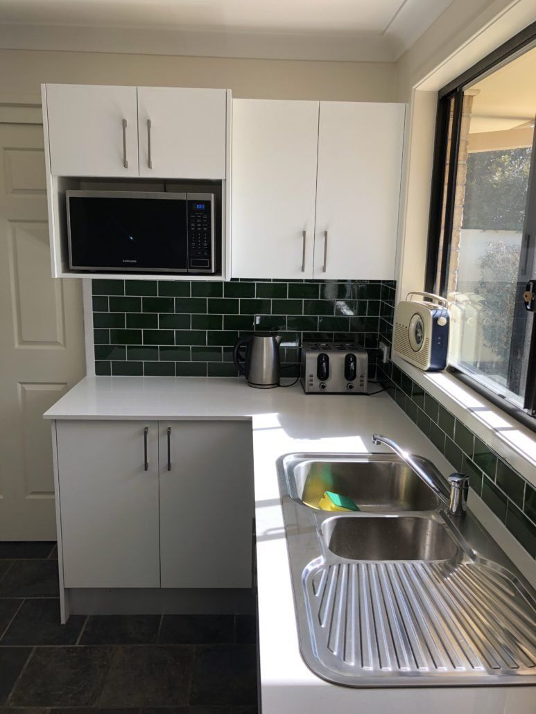 Small Kitchen With Sink — Kitchen Designer in Erina, NSW