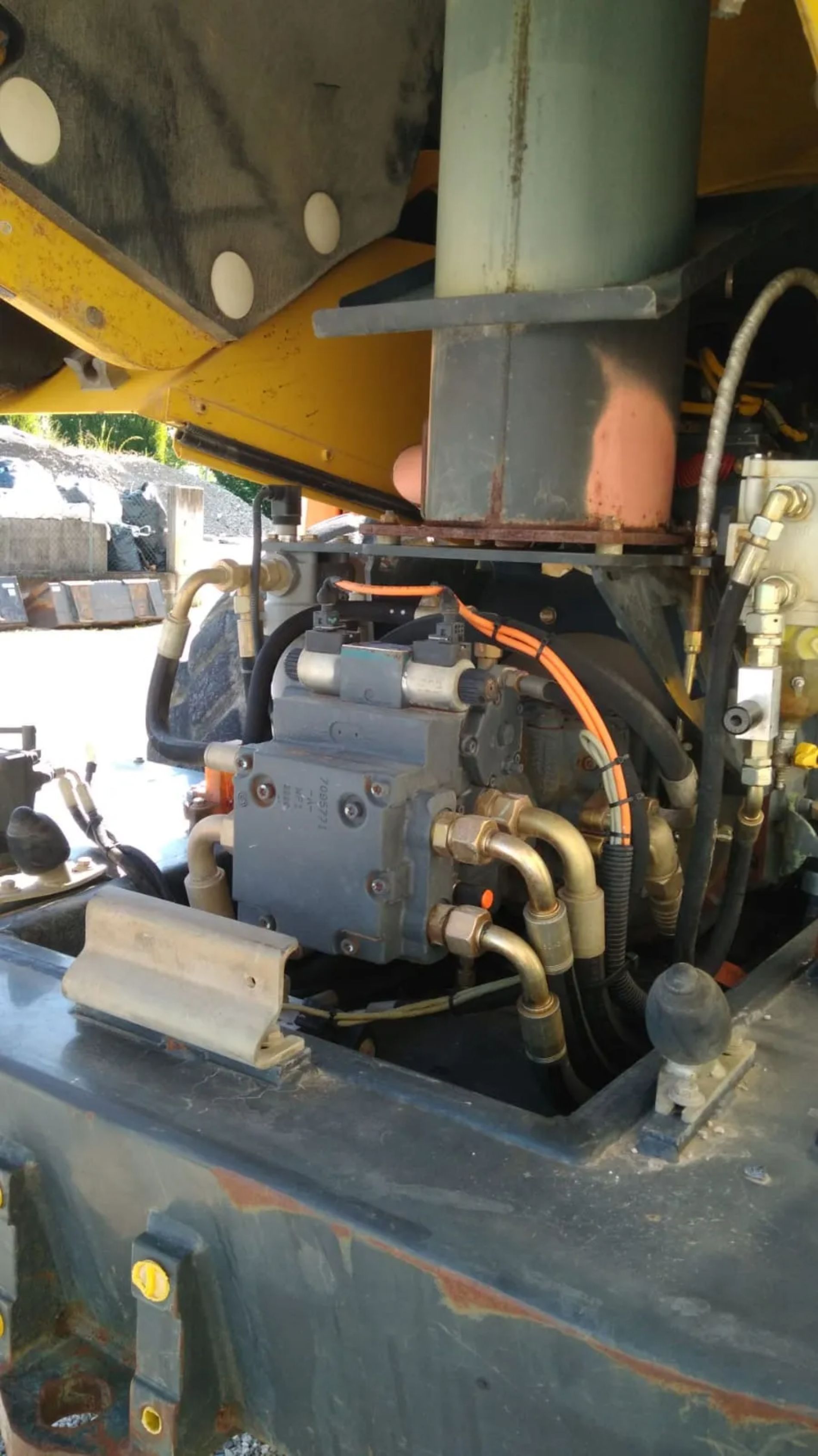 assistenza su un macchinario