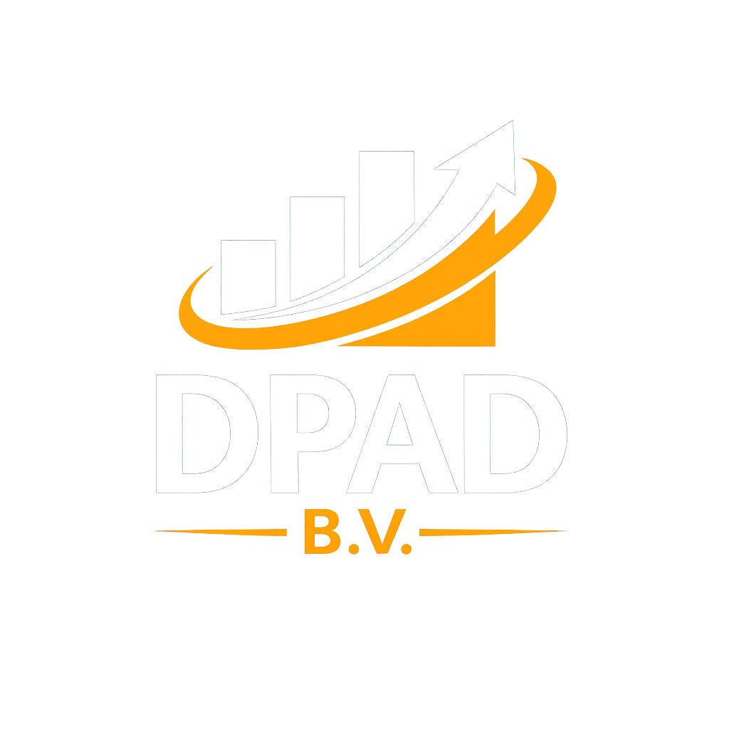 Logo met een vlinder en de tekst