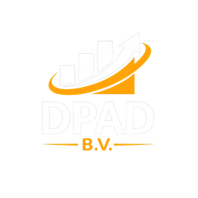 Logo met een vlinder en de tekst