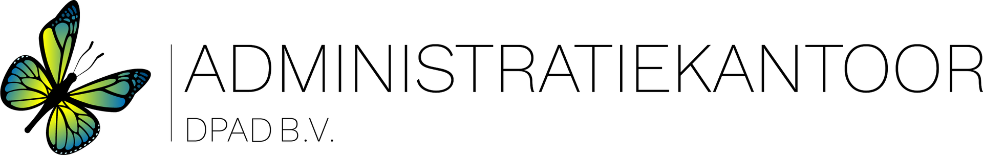 Logo met een vlinder en de tekst 