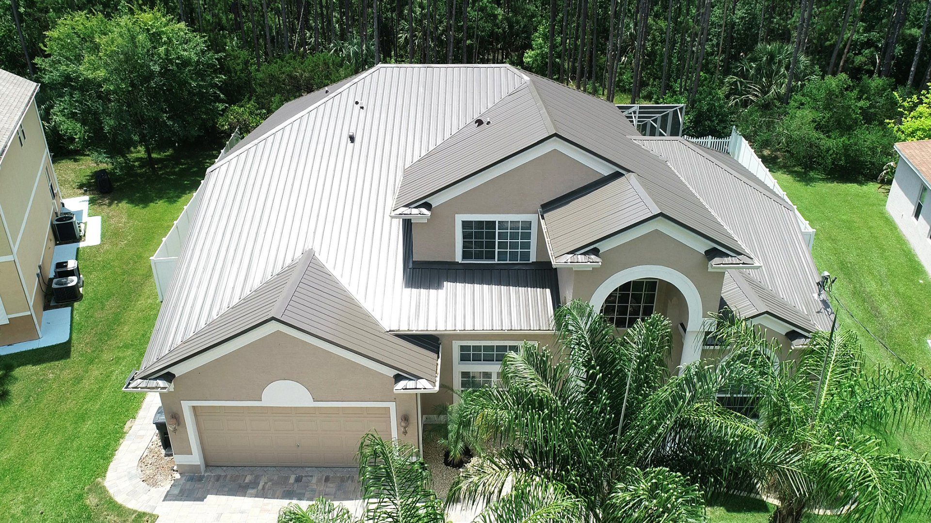 Metal Shingle Roof Stucco Walls – West Central Florida – All Coast Roofing LLC