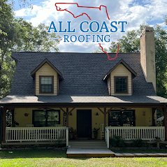 Residential Home with Black Roof – West Central Florida – All Coast Roofing LLC