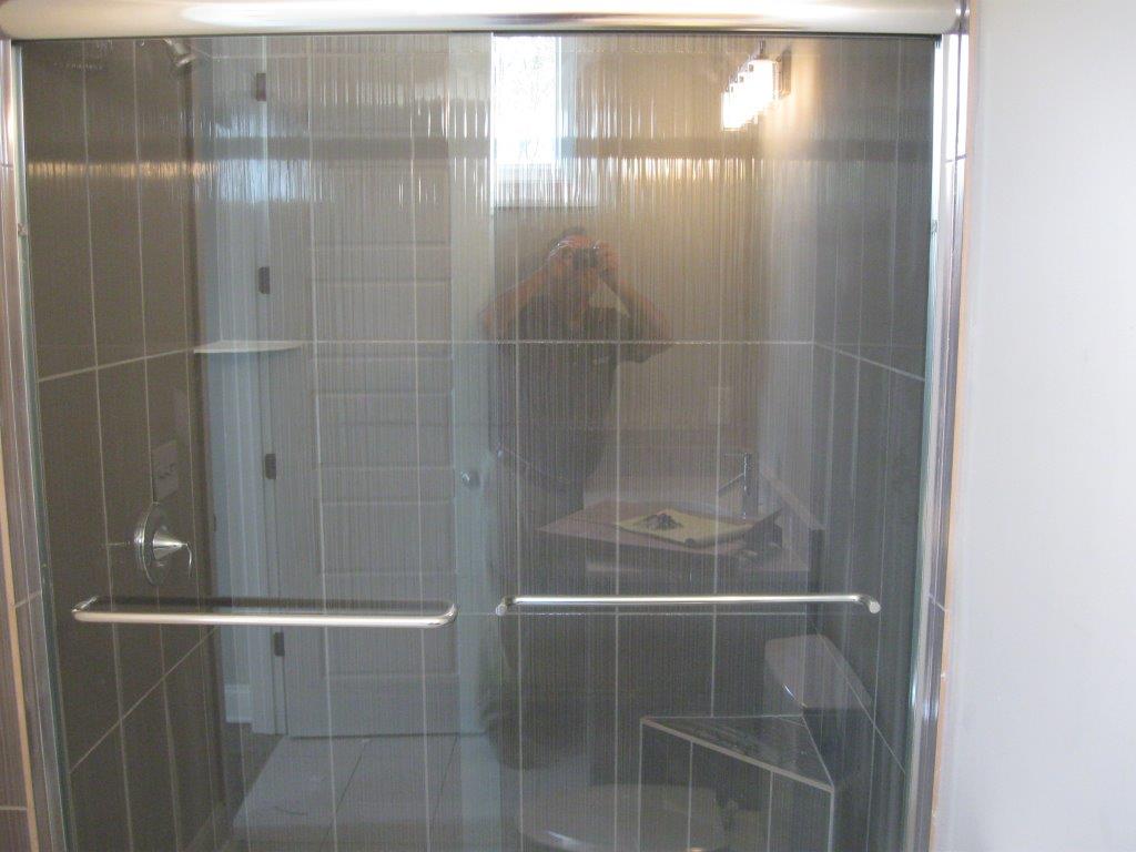 Semi-Frameless Residential Glass Doors — Transparent Bathroom Glass Door in Opelika, AL