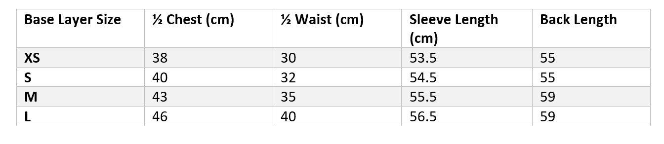 Size Guide & Wash Care