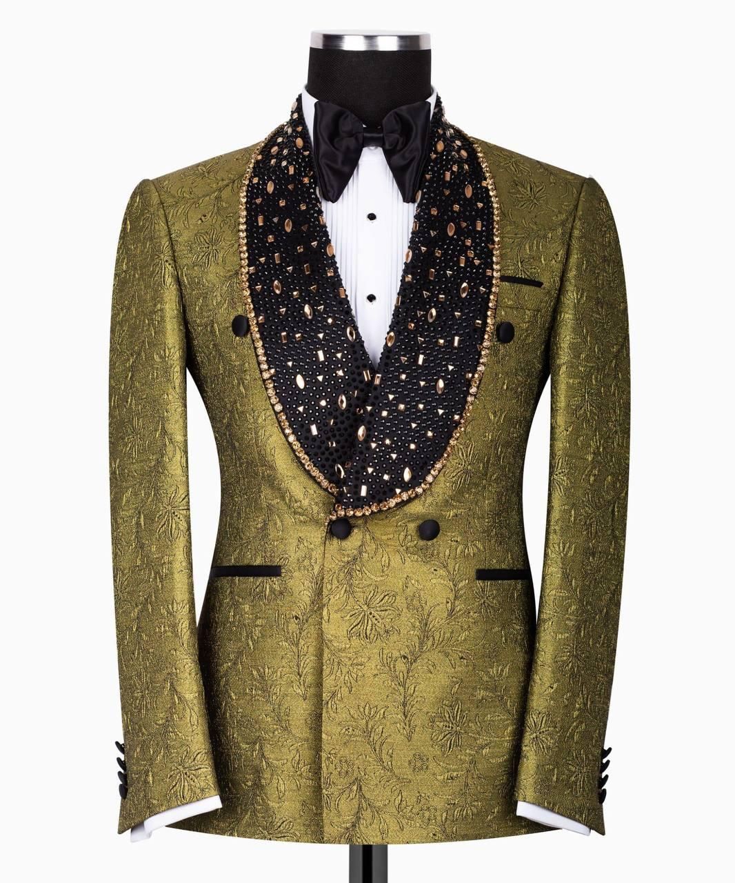 ORIGINAL MILANO –2Pcs Imperial Gold Crystal Belt Tuxedo