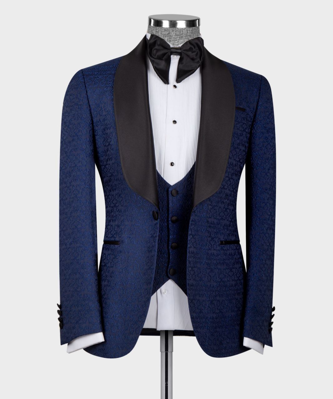ORIGINAL MILANO –3Pcs Royal Midnight Blue Tuxedo