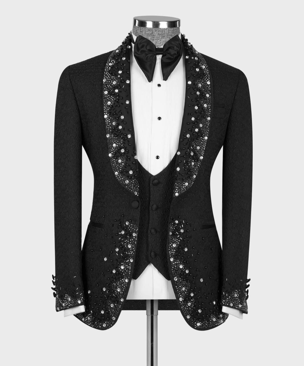 ORIGINAL MILANO – 3Pcs Midnight Noir Crystal Tuxedo