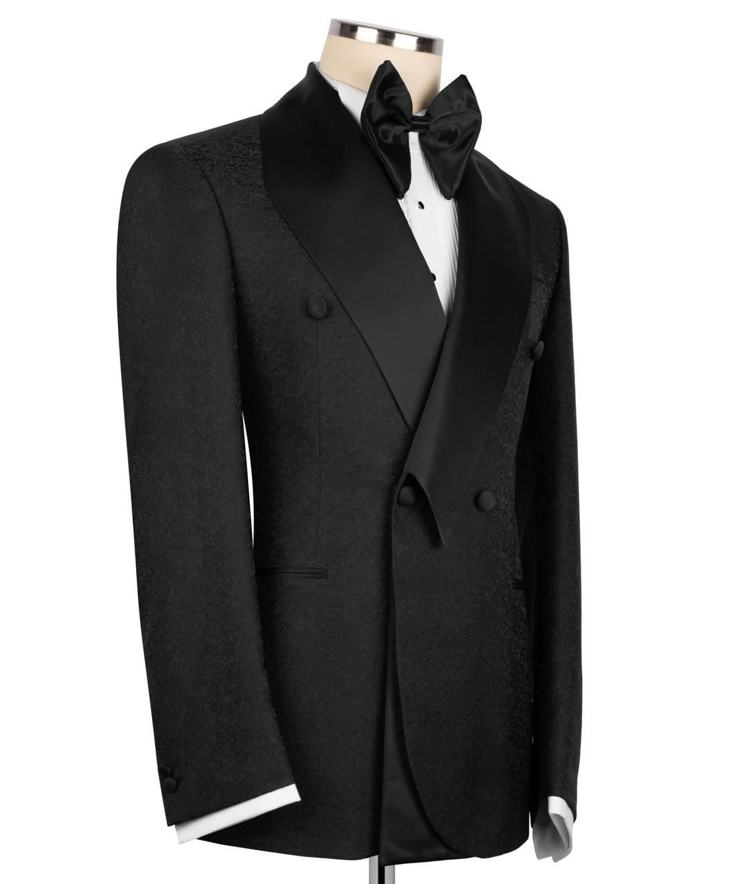 ORIGINAL MILANO –2pcs Classic Noir Double-Breasted Tuxedo