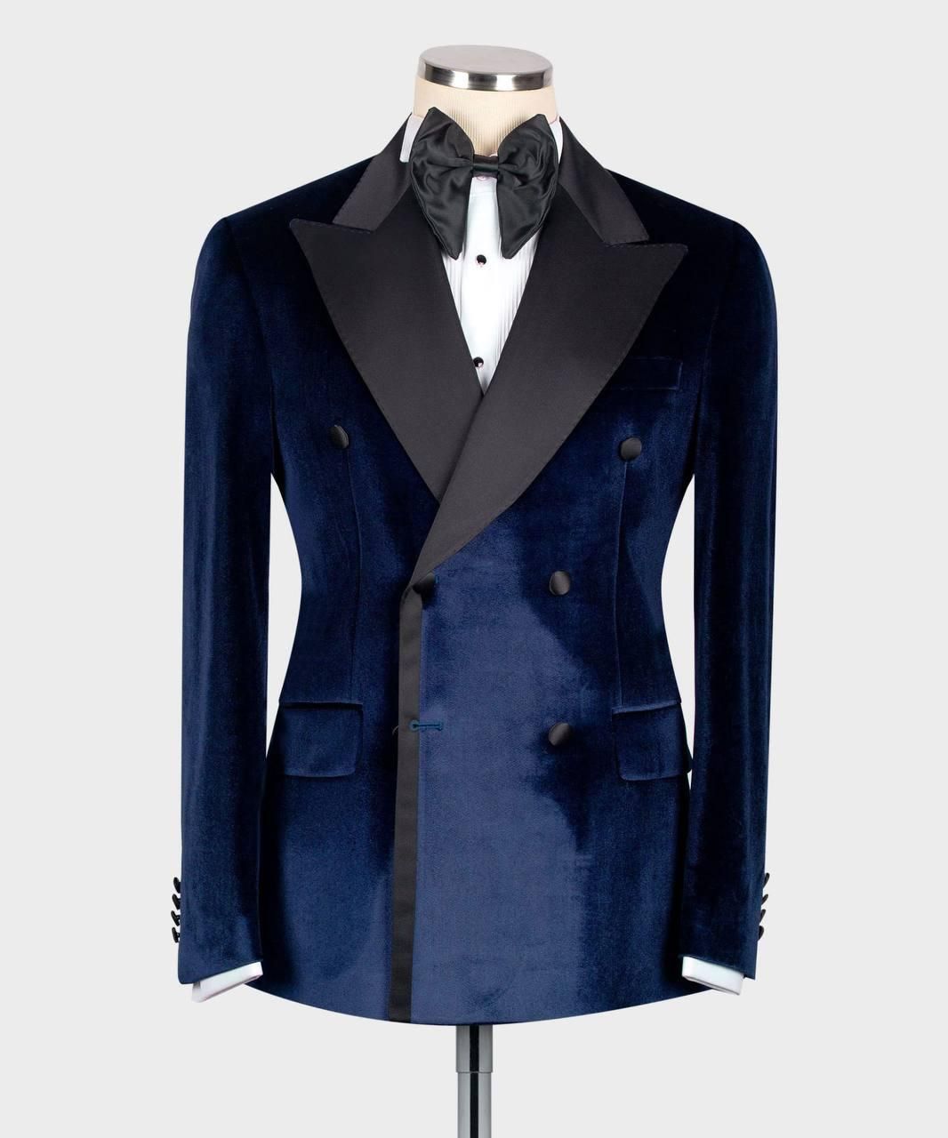 ORIGINAL MILANO – 2Pcs Royal Midnight Velvet Tuxedo