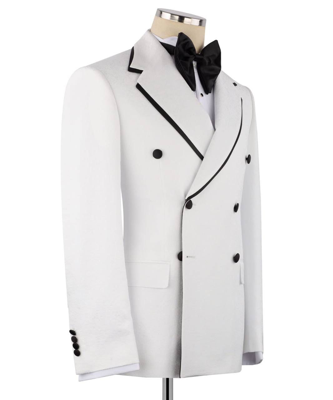 ORIGINAL MILANO – 2pcs White Prestige Double-Breasted Tuxedo