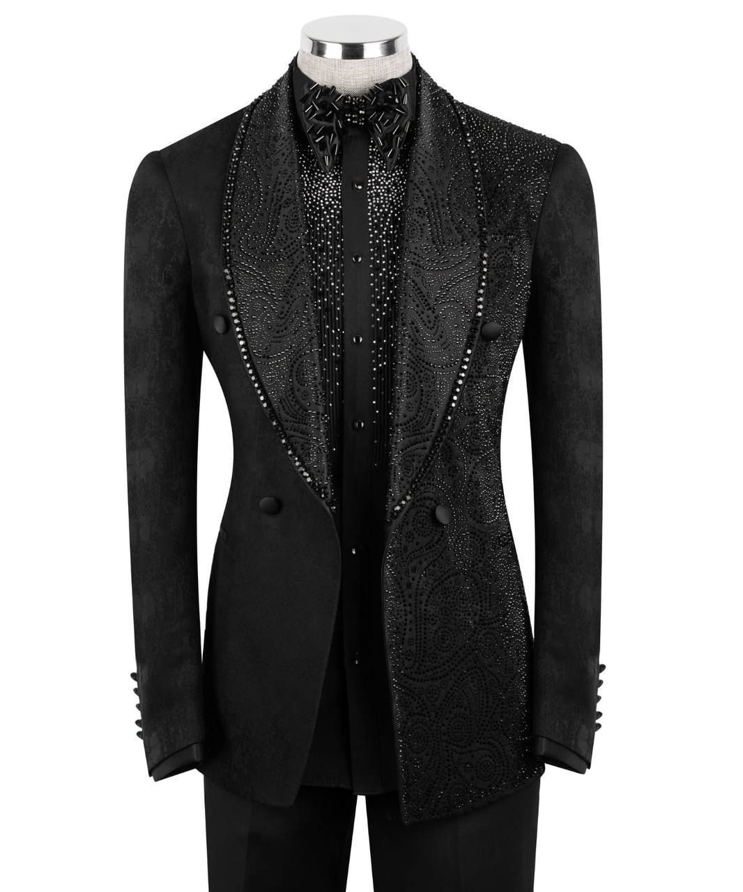 ORIGINAL MILANO – 3Pcs Midnight Noir Couture Tuxedo