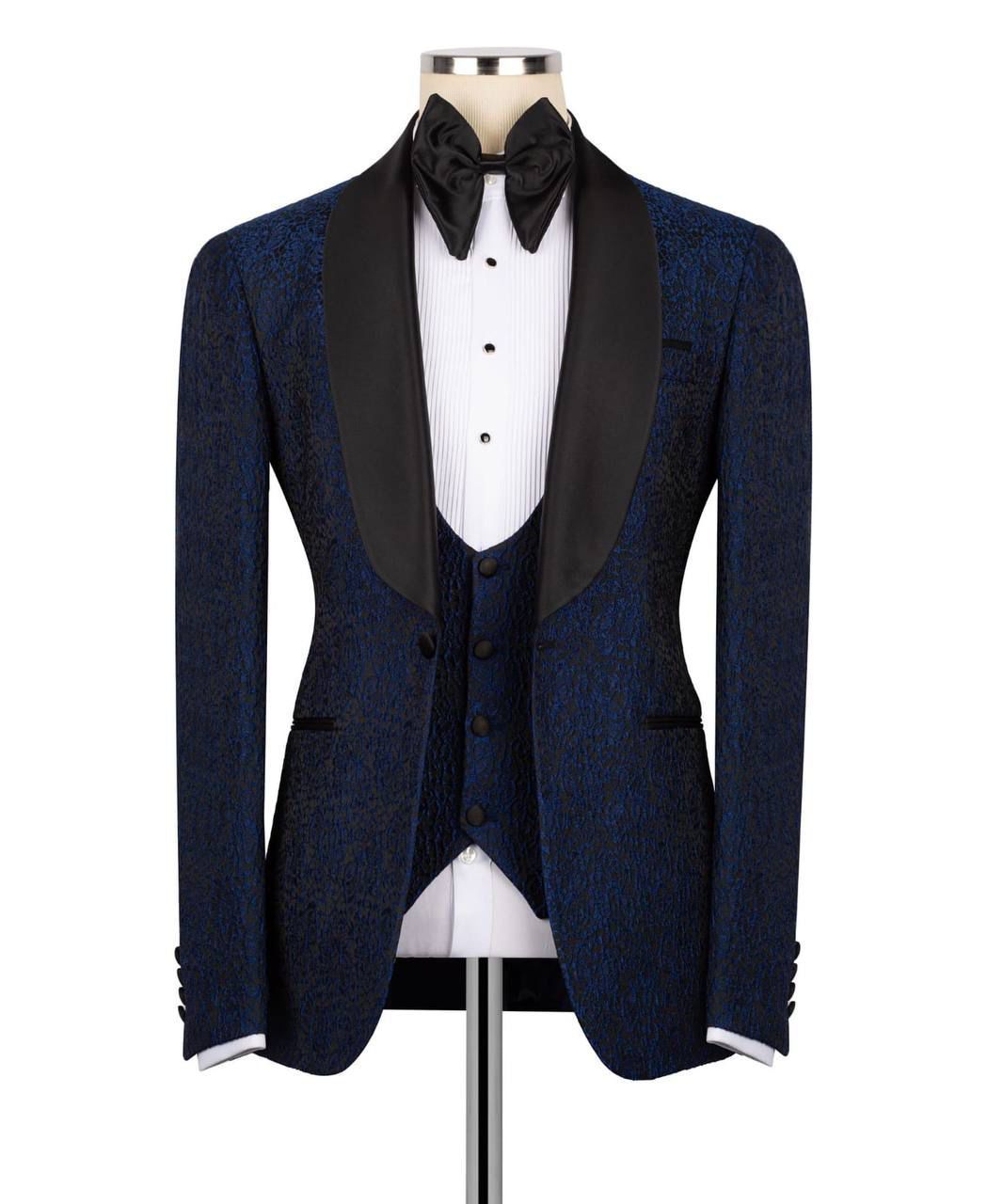 ORIGINAL MILANO – 3 Pcs Royal Midnight Blue Tuxedo II