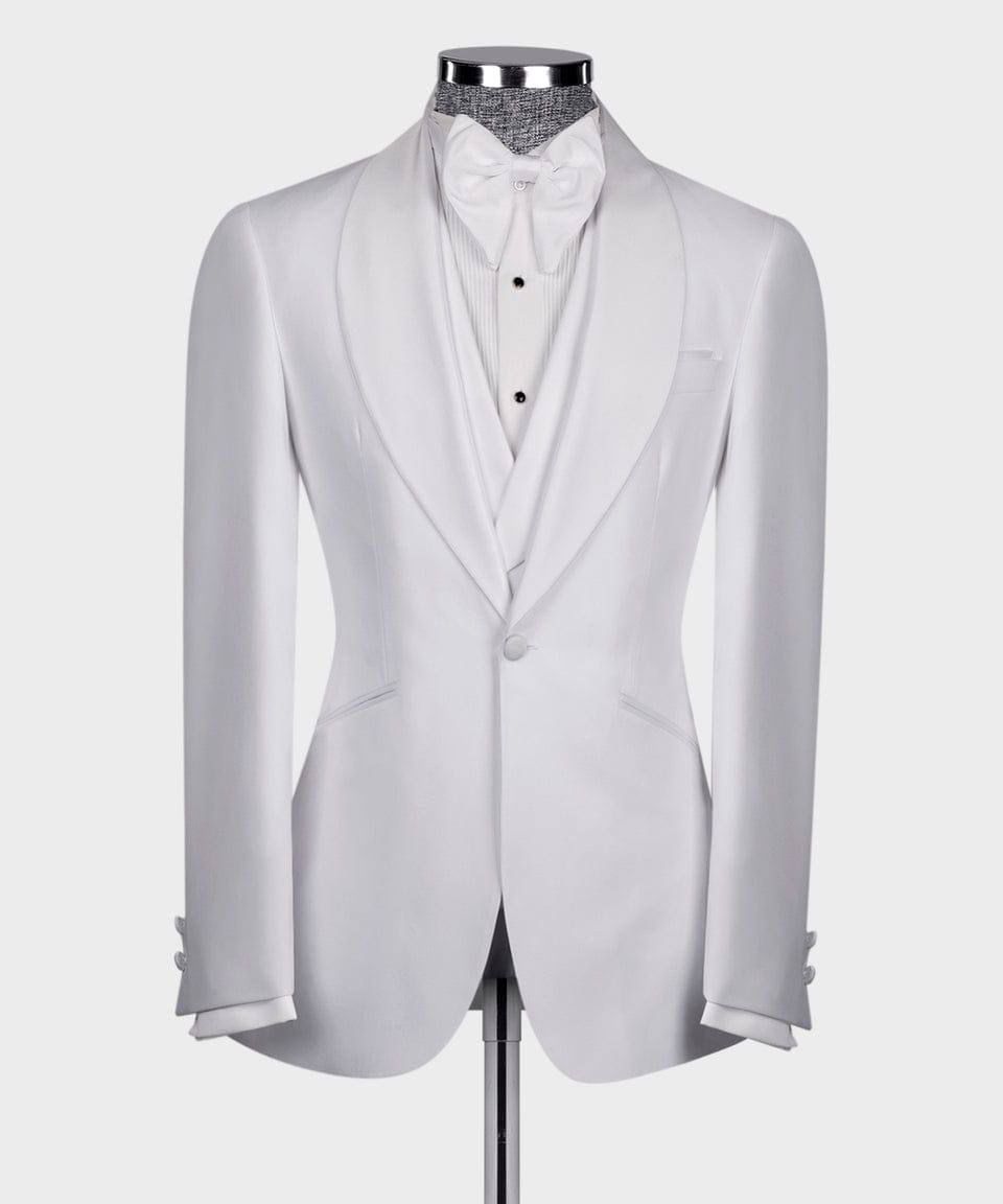 ORIGINAL MILANO – 3pcs Pure Elegance White Tuxedo
